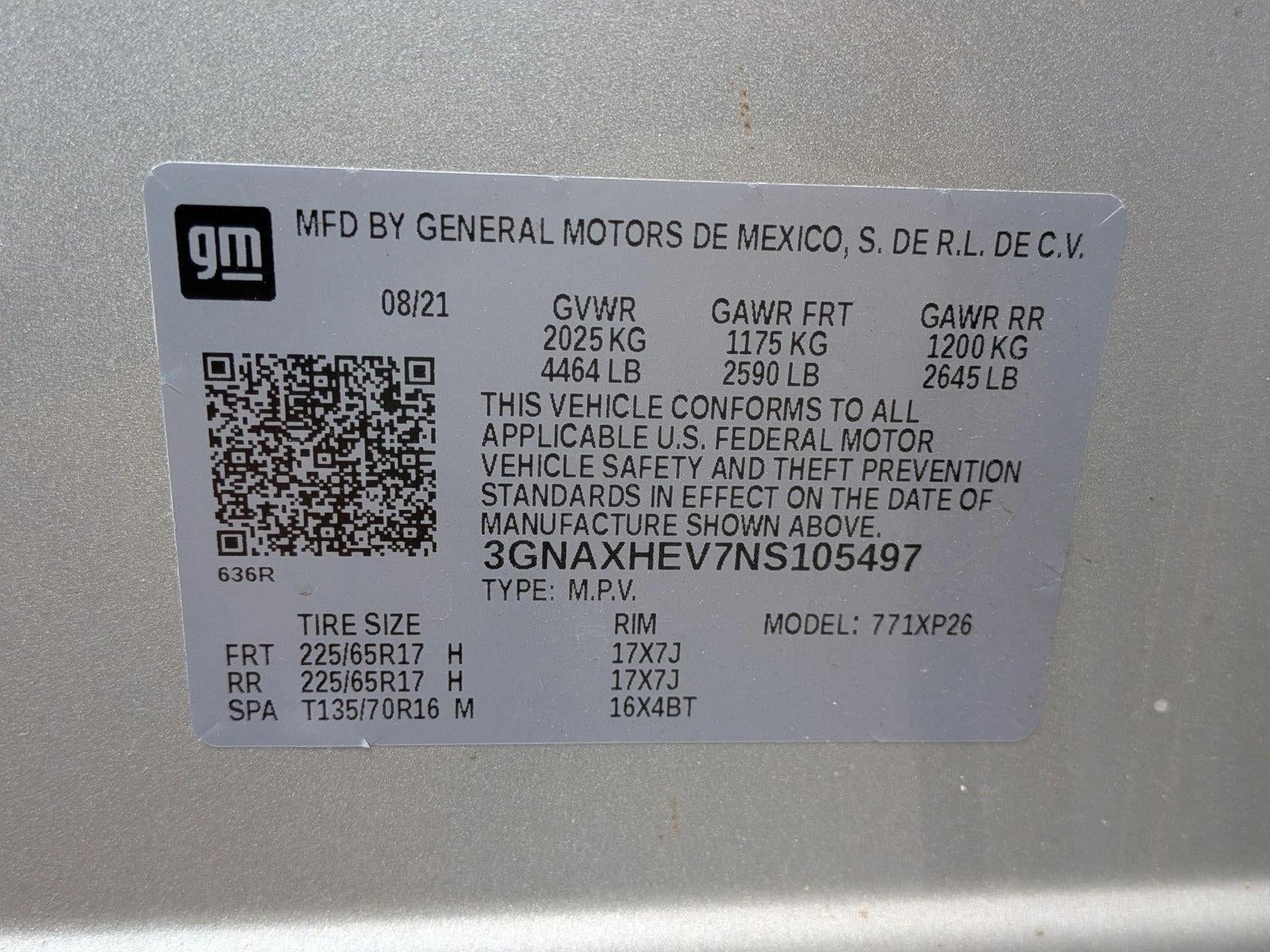 2022 Chevrolet Equinox FWD 4dr LS w/1LS