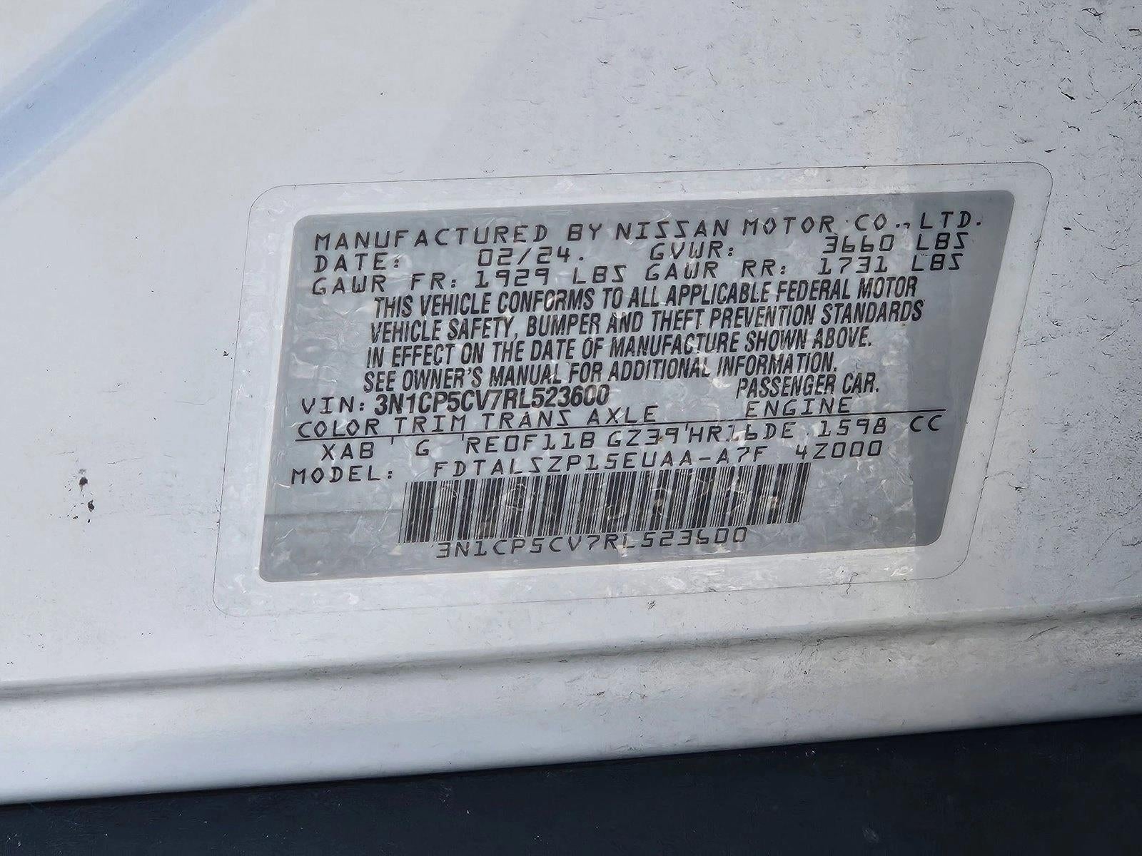 2024 Nissan Kicks SV FWD