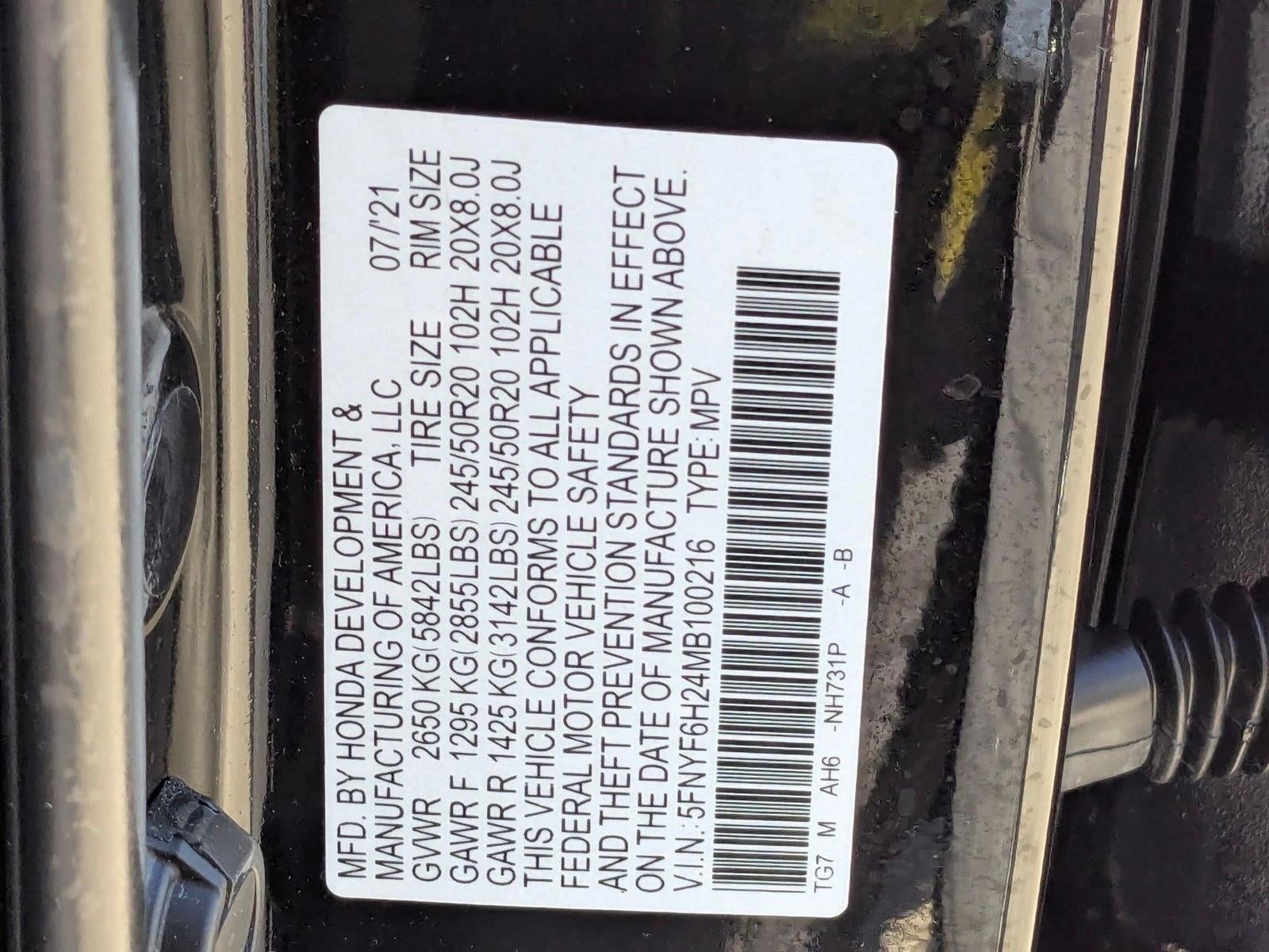 2021 Honda Pilot Special Edition AWD