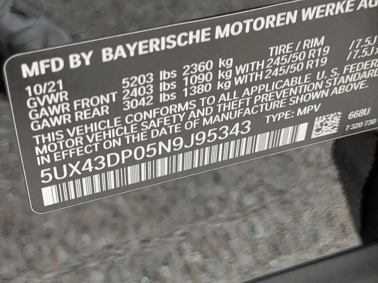 2022 BMW X3 sDrive30i Sports Activity Vehicle