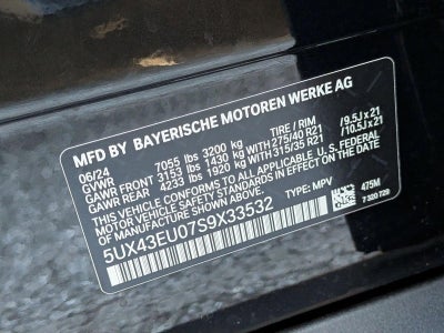 2025 BMW X5 xDrive50e Plug-In Hybrid