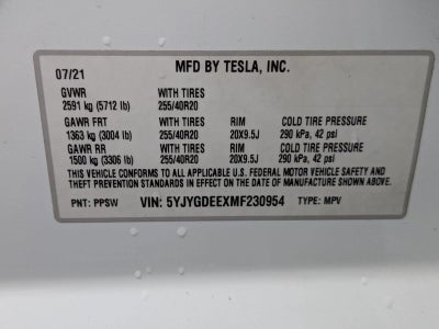 2021 Tesla Model Y Long Range AWD
