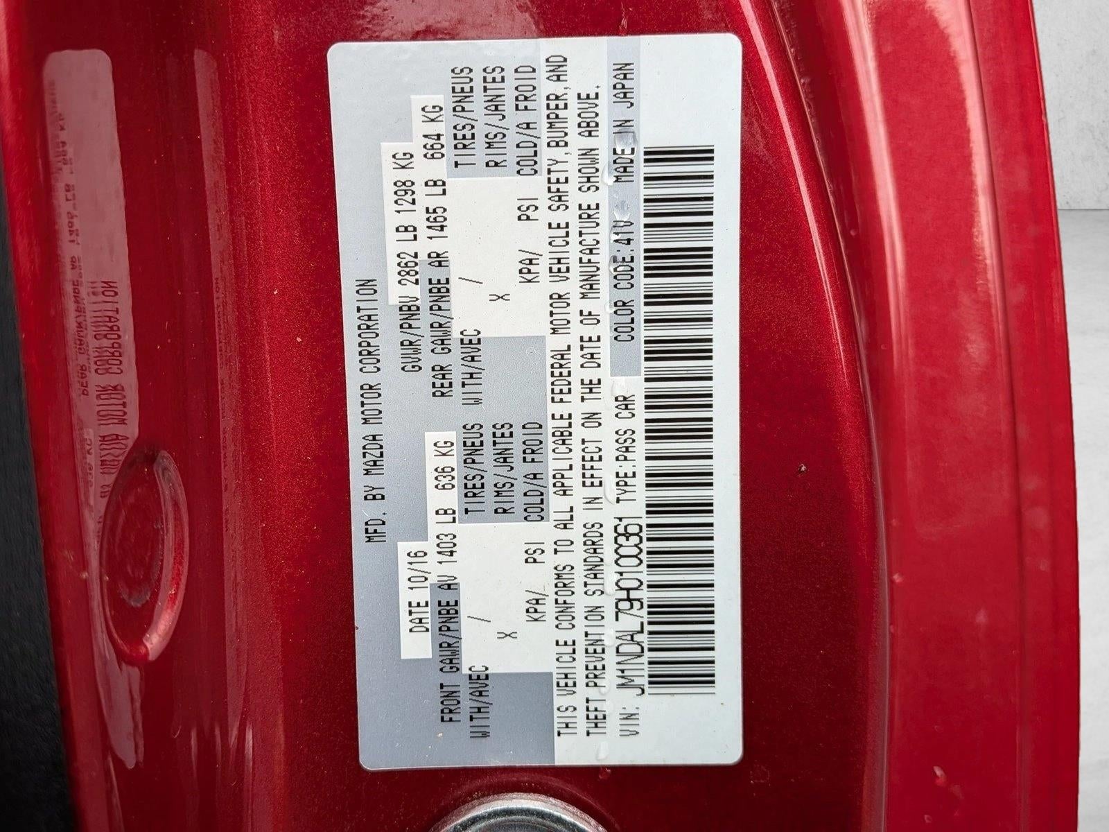 2017 Mazda Mazda MX-5 Miata RF Club Manual