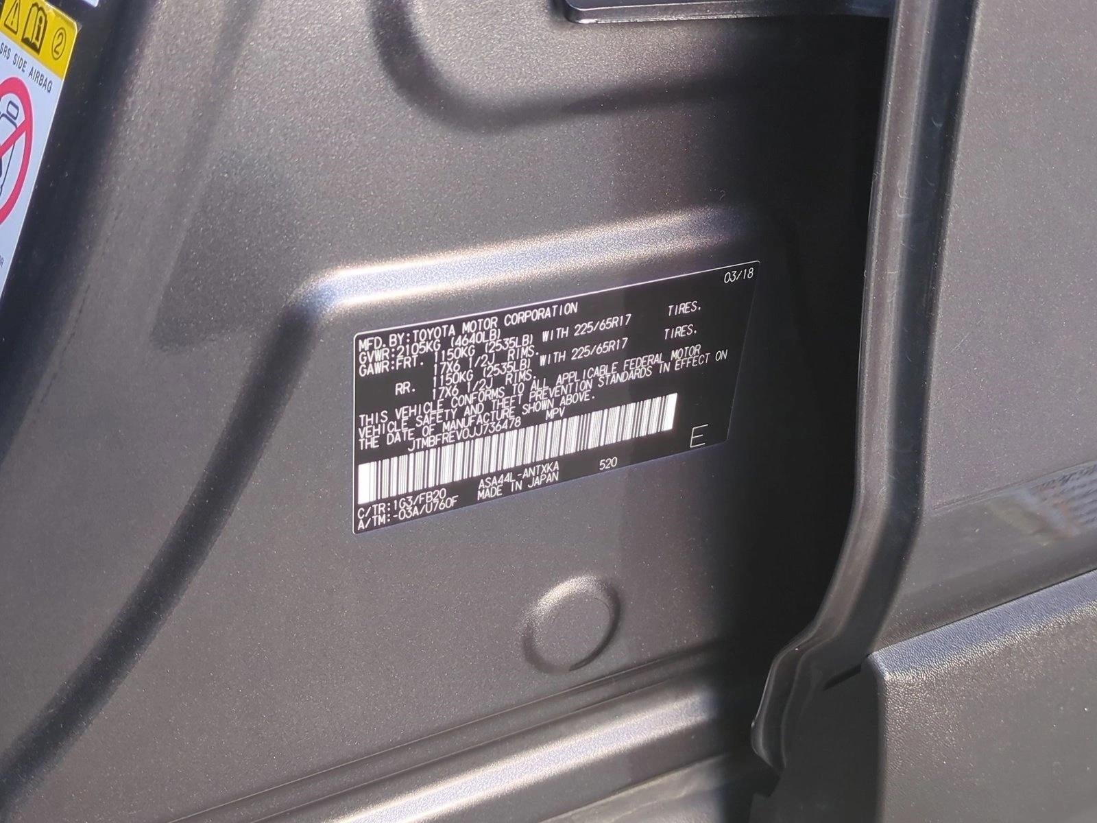 2018 Toyota RAV4 LE AWD (Natl)