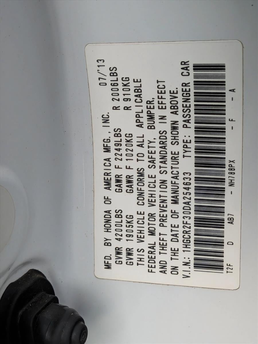 2013 Honda Accord Sedan LX CVT