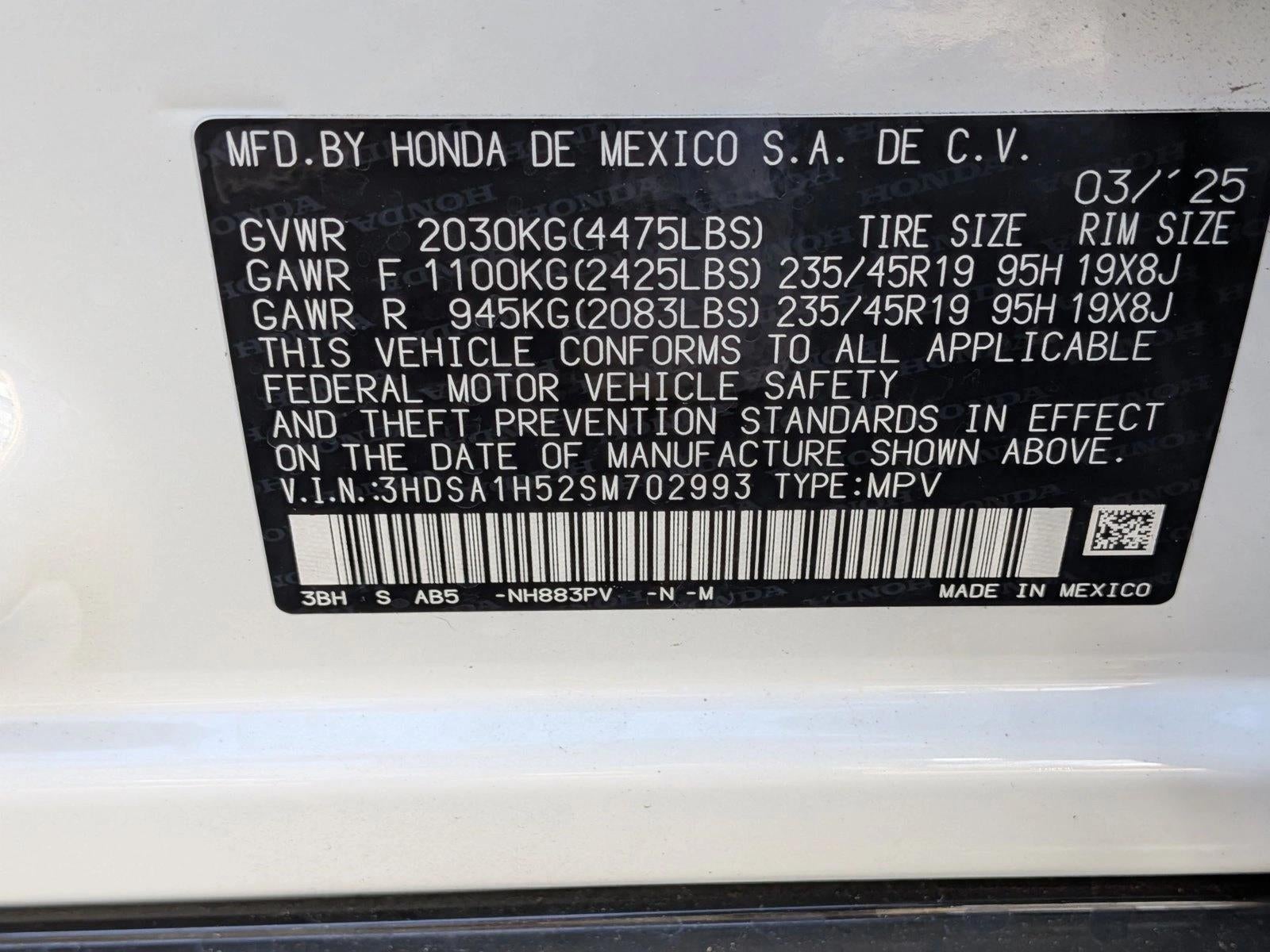 2025 Acura ADX FWD w/A-Spec Package