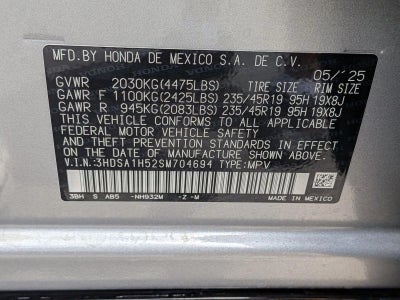 2025 Acura ADX FWD w/A-Spec Package