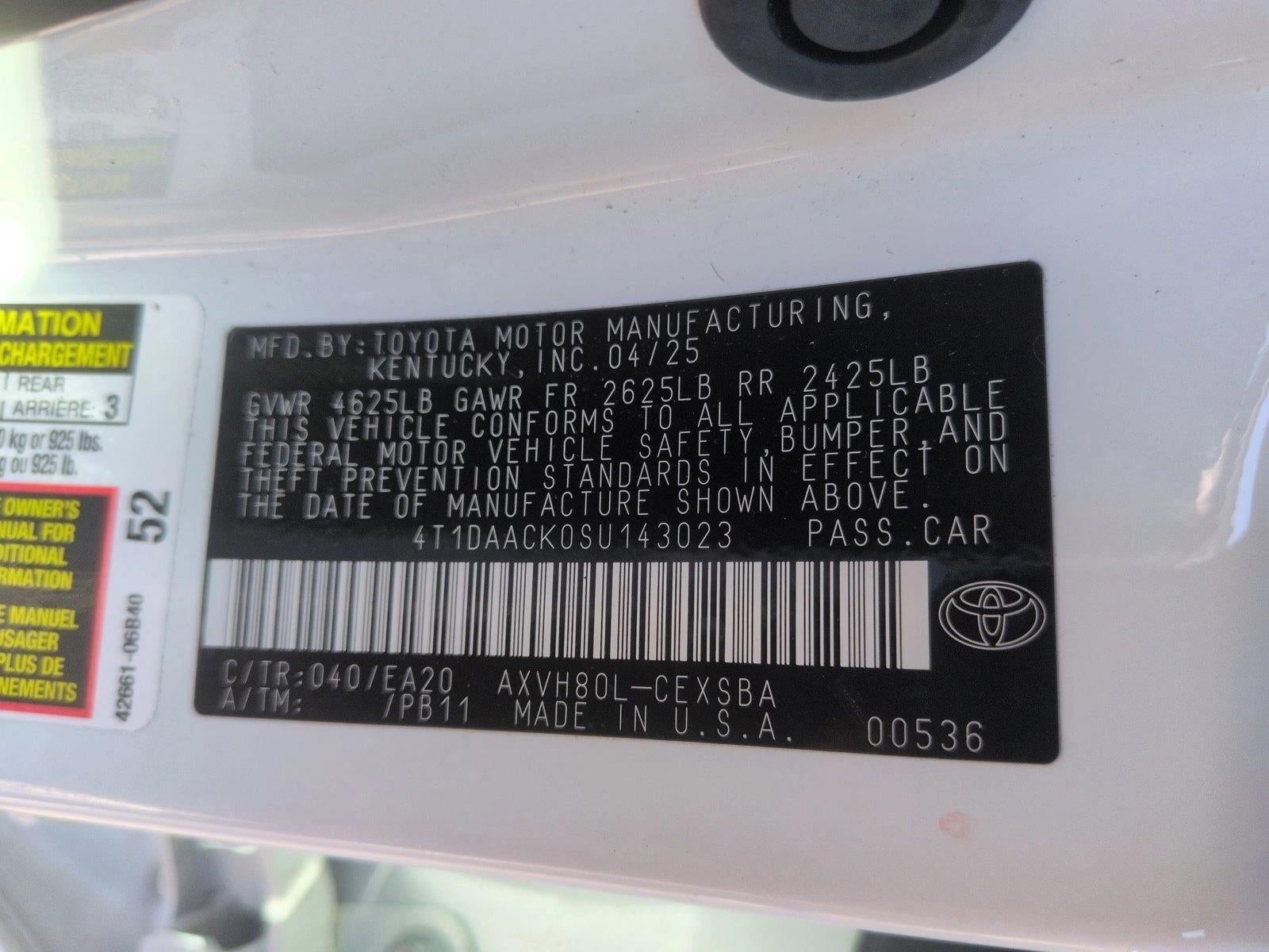 2025 Toyota Camry SE (SE)