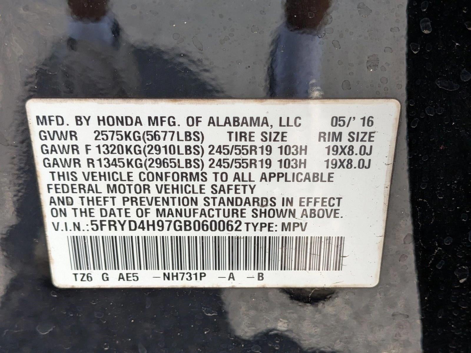 2016 Acura MDX SH-AWD with Advance Package