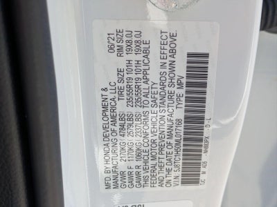 2021 Acura RDX FWD w/Technology Package