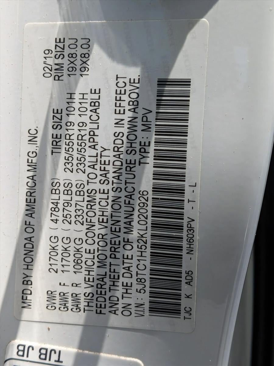 2019 Acura RDX FWD w/Technology Pkg