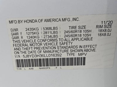 2020 Acura MDX FWD 7-Passenger