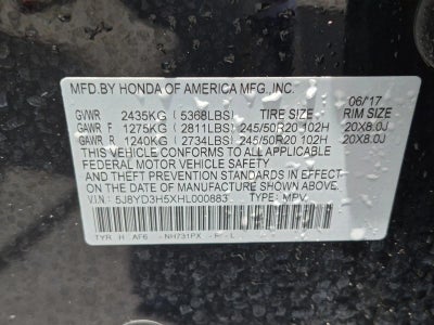 2017 Acura MDX FWD w/Technology Pkg