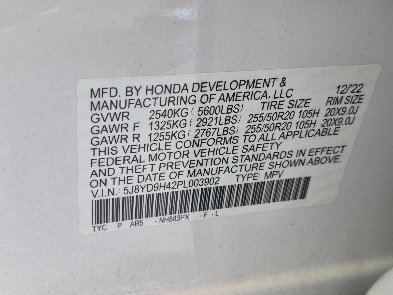 2023 Acura MDX FWD w/Technology Package