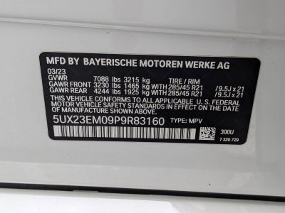 2023 BMW X7 xDrive40i Sports Activity Vehicle