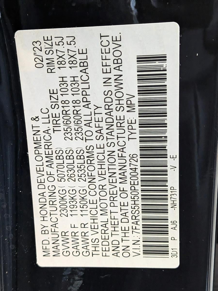 2023 Honda CR-V Hybrid Sport FWD w/o BSI