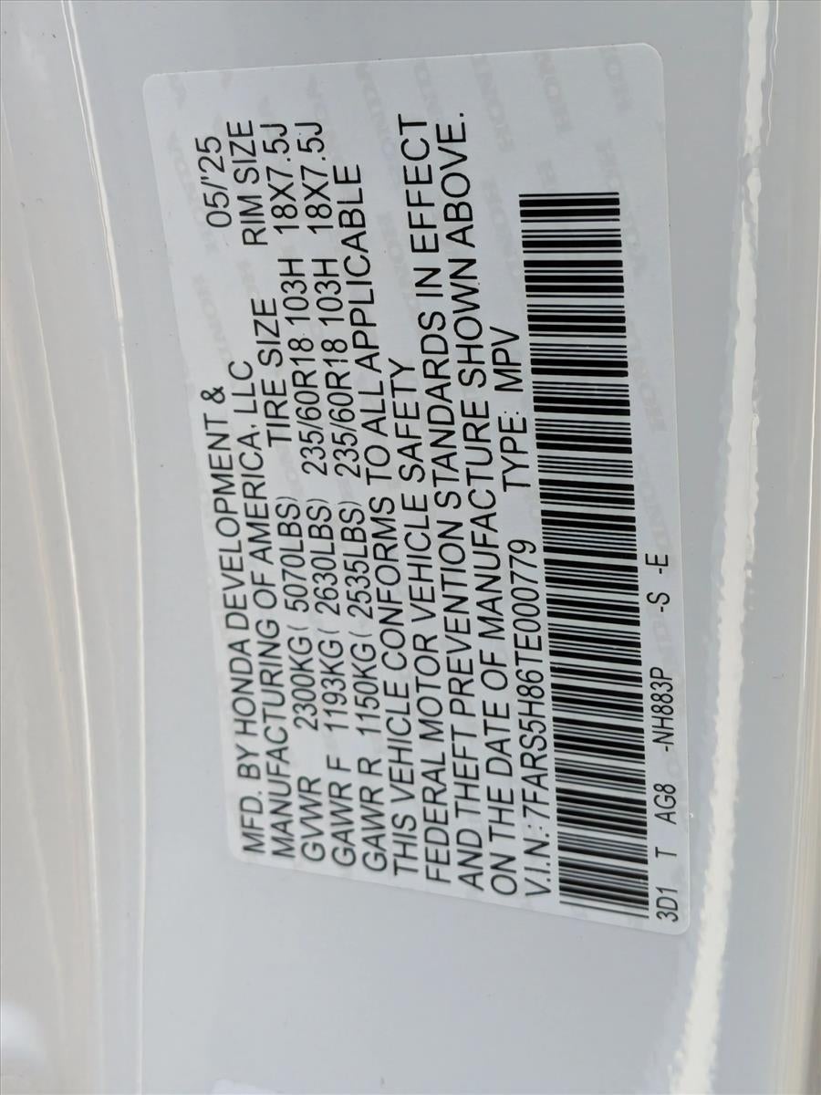 2026 Honda CR-V Hybrid Sport-L FWD