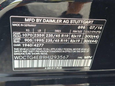 2017 Mercedes-Benz GLA GLA 250 SUV