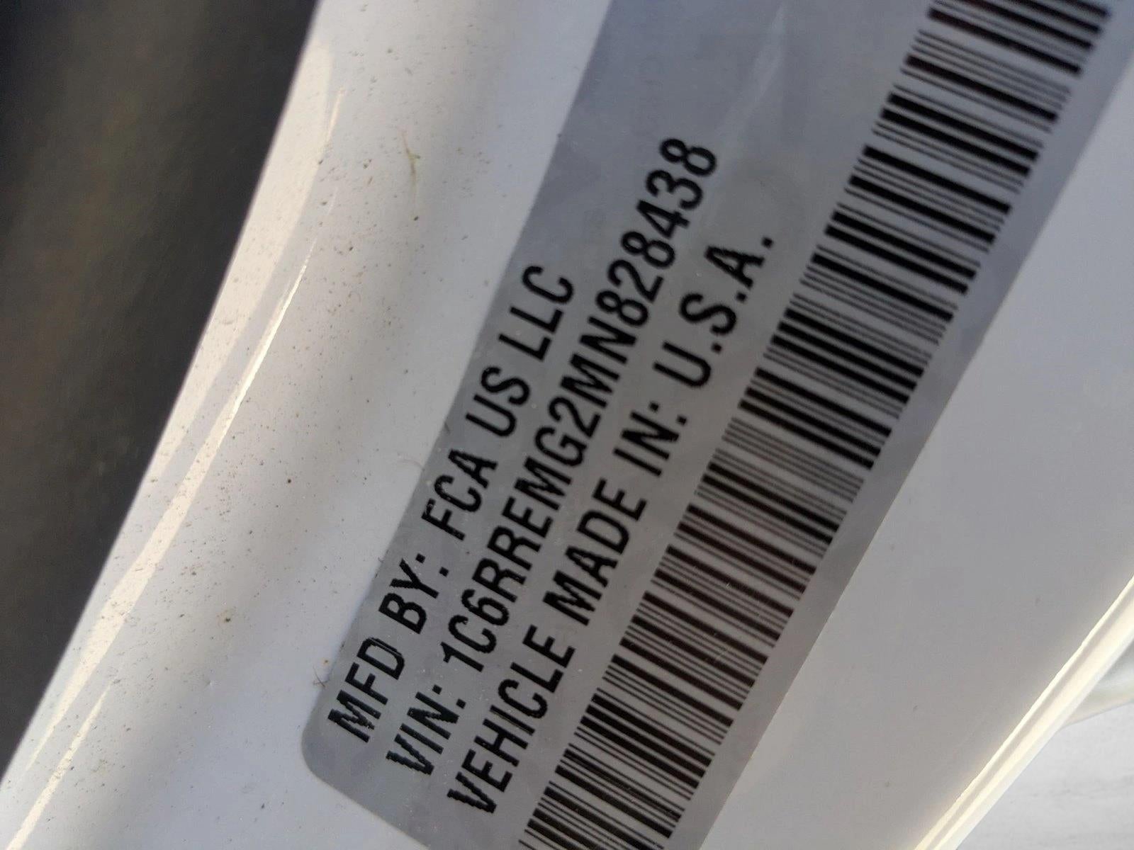 2021 RAM 1500 Big Horn 4x2 Crew Cab 6'4" Box