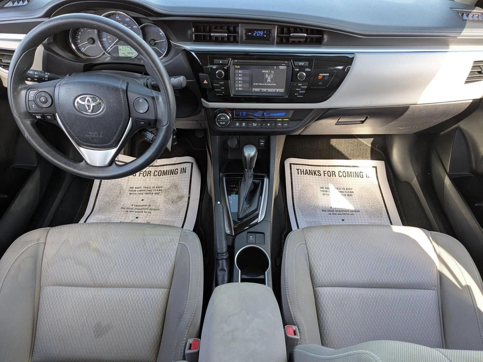 2015 Toyota Corolla 4dr Sdn CVT Auto LE Plus (Natl)