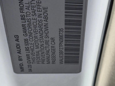 2023 Audi A6 Sedan Premium Plus 45 TFSI quattro