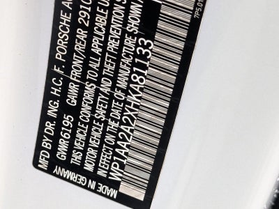 2017 Porsche Cayenne Platinum Edition AWD