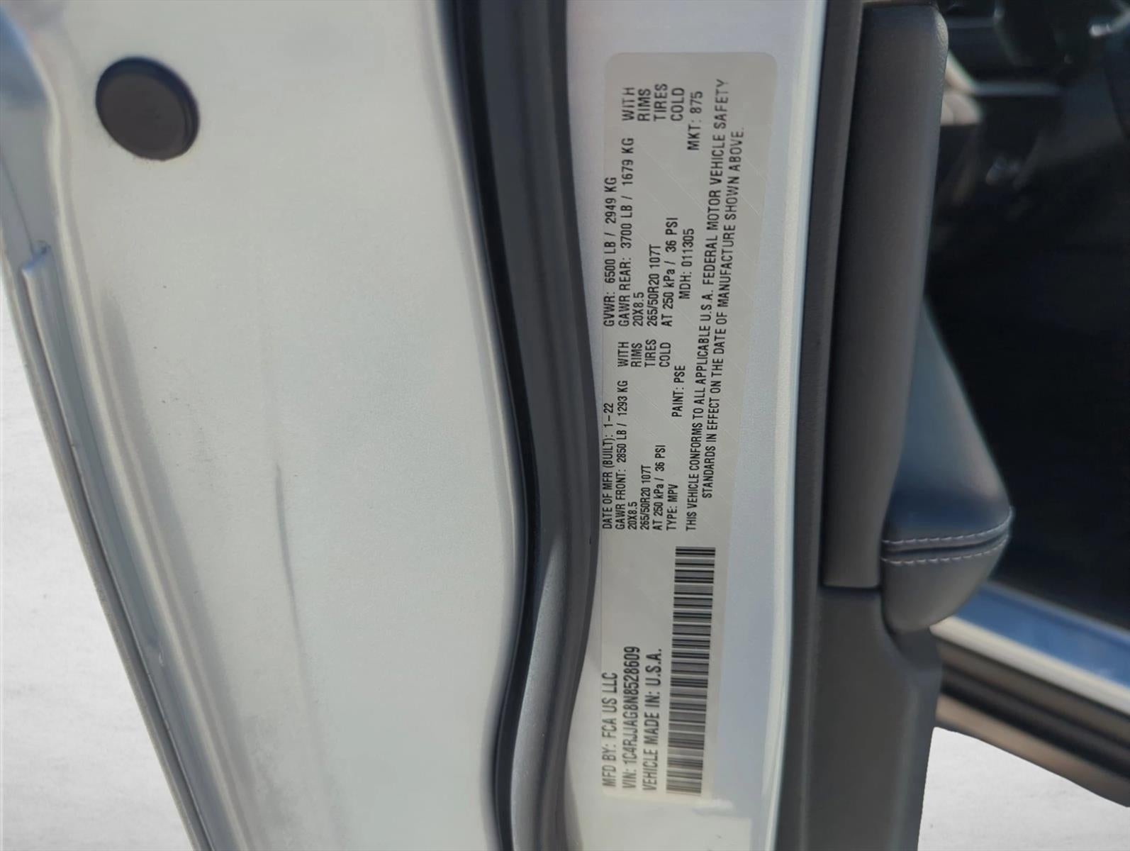 2022 Jeep Grand Cherokee L Altitude 4x2