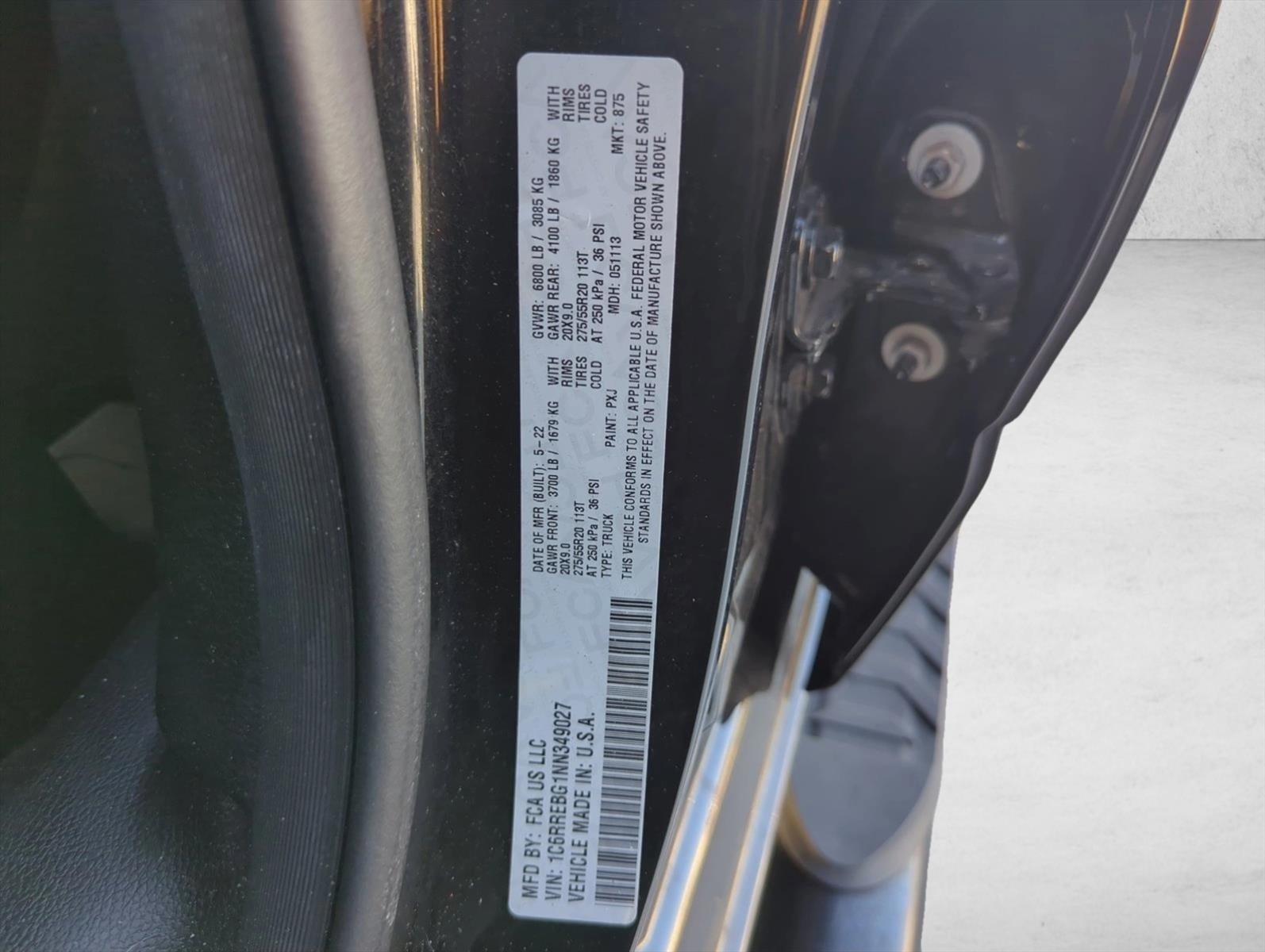 2022 RAM 1500 Big Horn 4x2 Quad Cab 6'4" Box