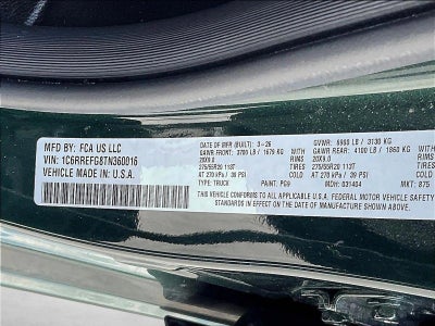 2026 RAM 1500 Big Horn 4x2 Crew Cab 5'7" Box