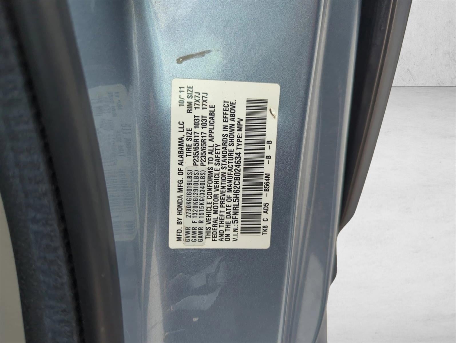 2012 Honda Odyssey EX-L