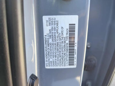 2022 Honda Ridgeline RTL-E AWD