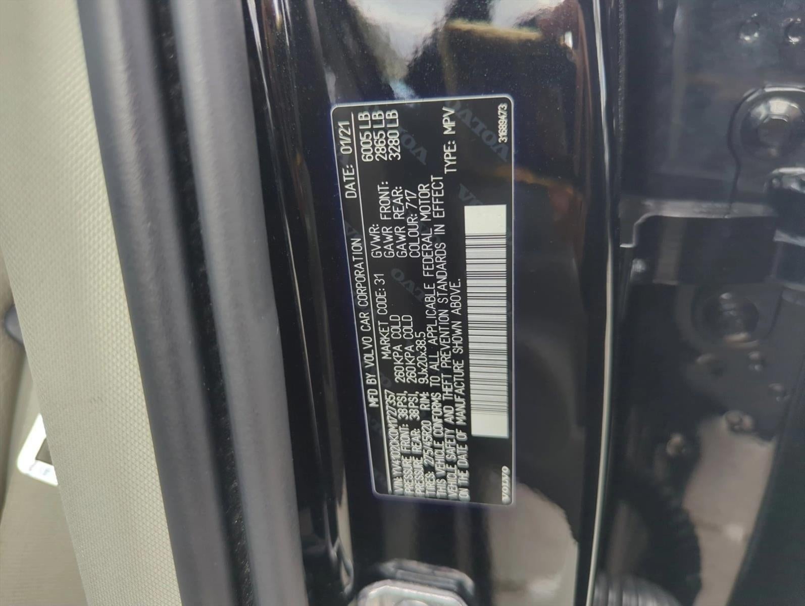 2021 Volvo XC90 T5 FWD Momentum 7P