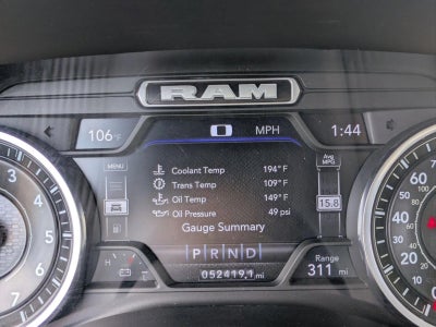 2022 RAM 1500 Big Horn 4x2 Quad Cab 6'4" Box