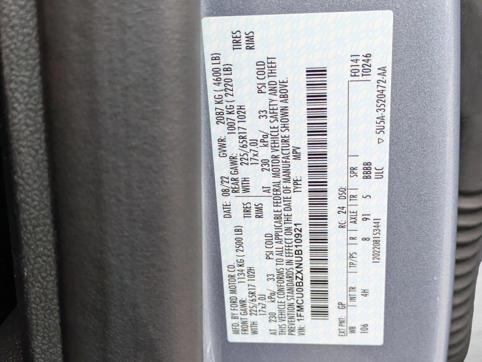 2022 Ford Escape SE Hybrid FWD