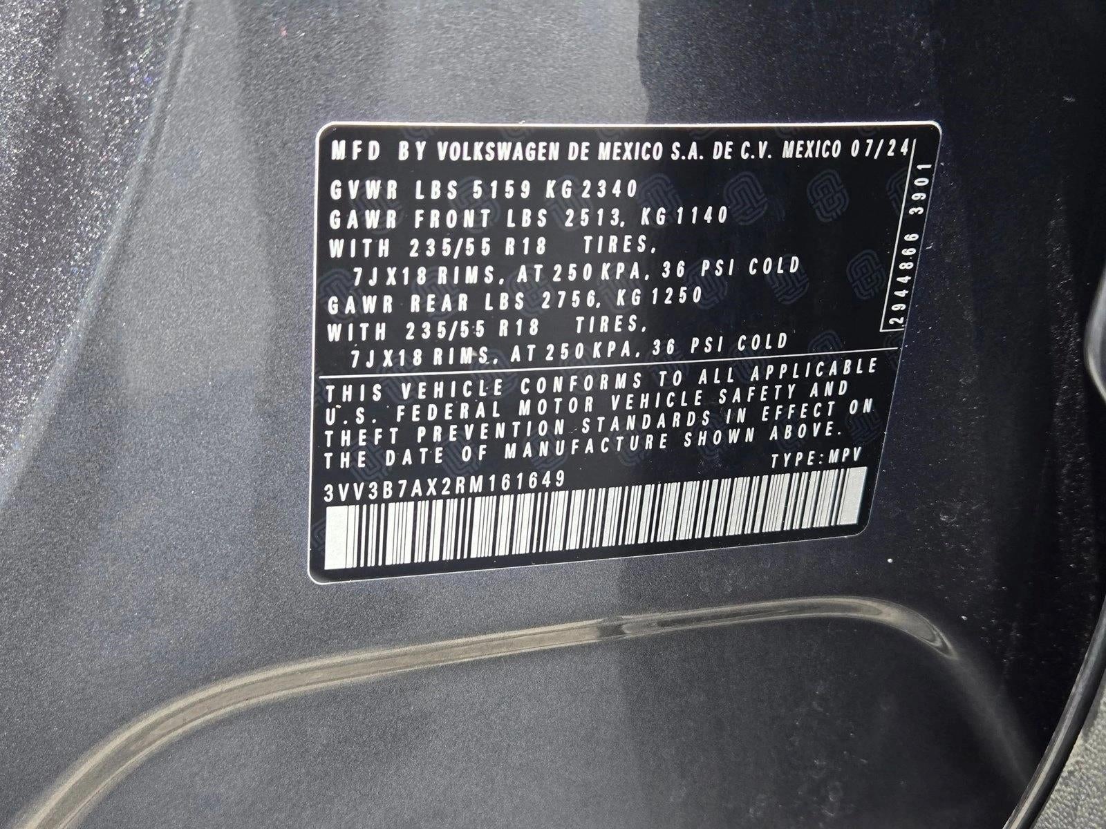 2024 Volkswagen Tiguan 2.0T SE FWD