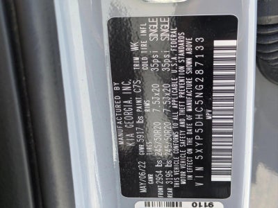 2022 Kia Telluride SX AWD