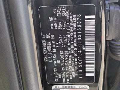 2022 Kia Sorento S FWD