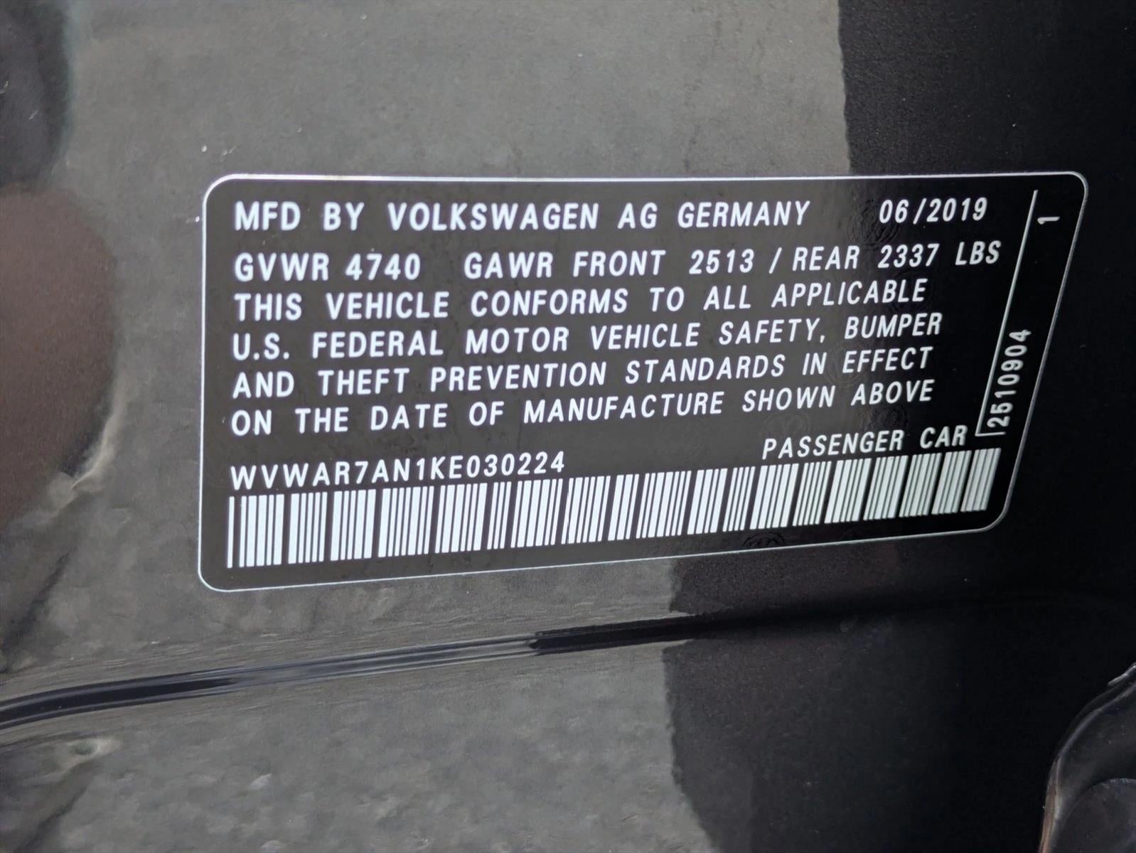 2019 Volkswagen Arteon SE FWD