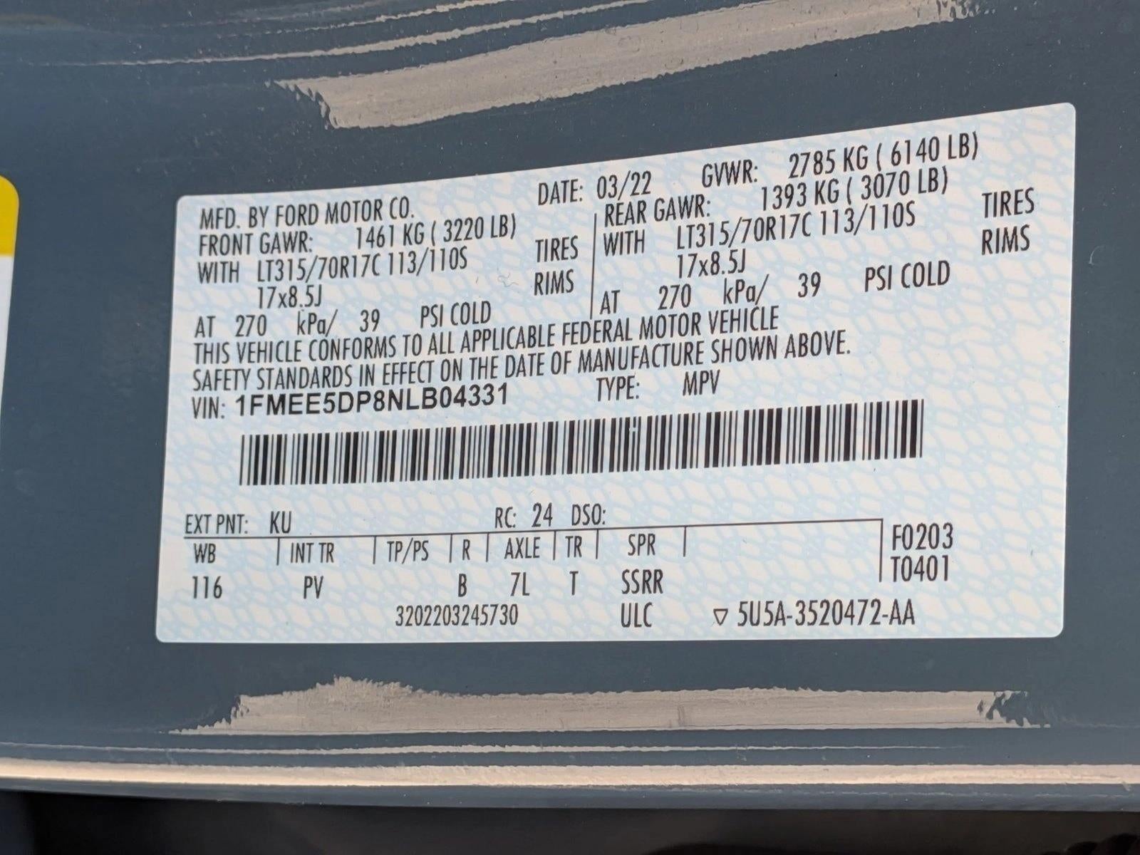 2022 Ford Bronco Wildtrak 4 Door Advanced 4x4