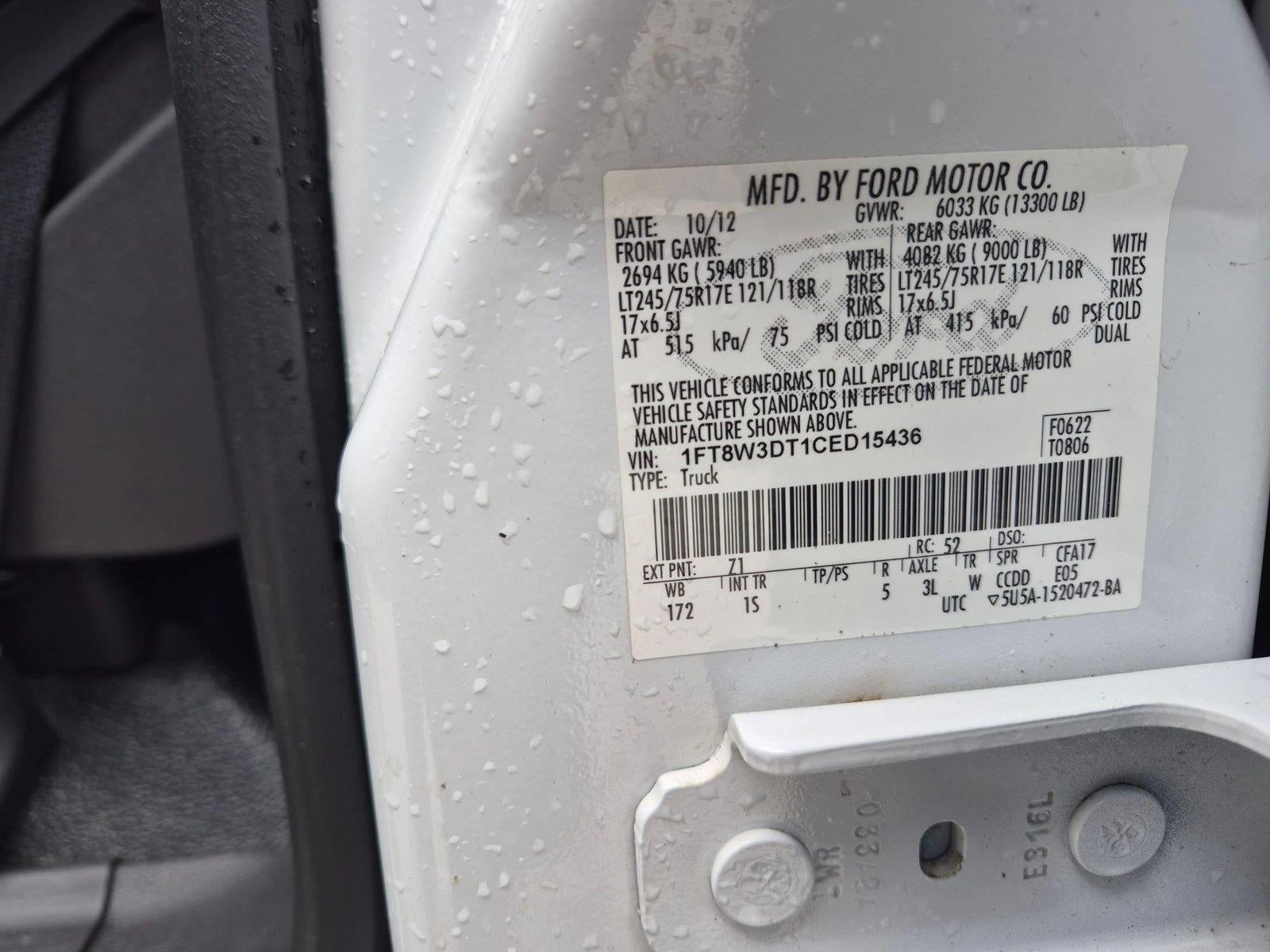 2012 Ford Super Duty F-350 DRW 4WD Crew Cab 8 Ft Box XL