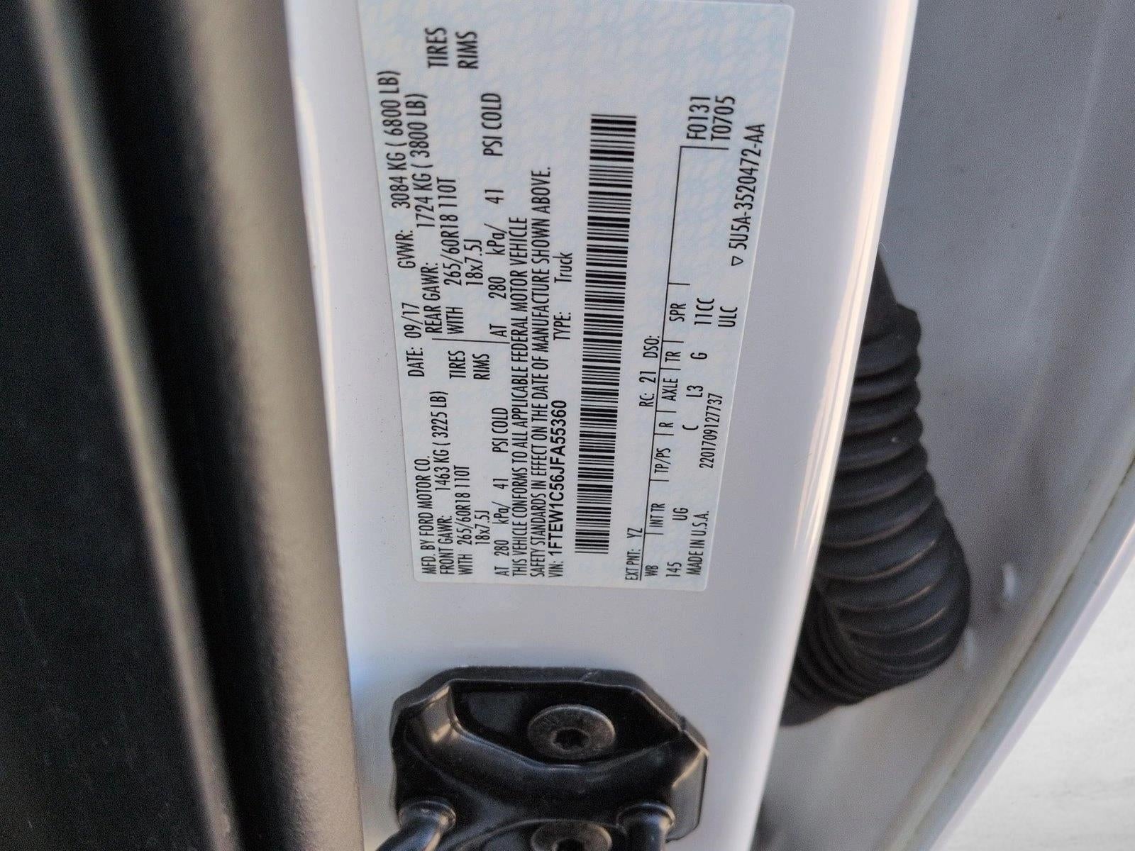 2018 Ford F-150 XLT 2WD SuperCrew 5.5' Box