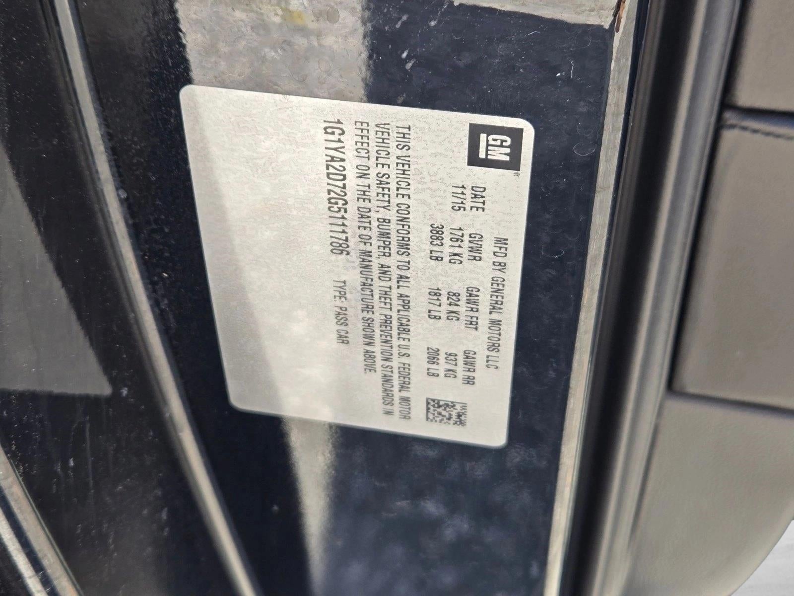 2016 Chevrolet Corvette Stingray Coupe 1LT