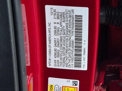 2020 Honda Accord Sedan EX 1.5T CVT