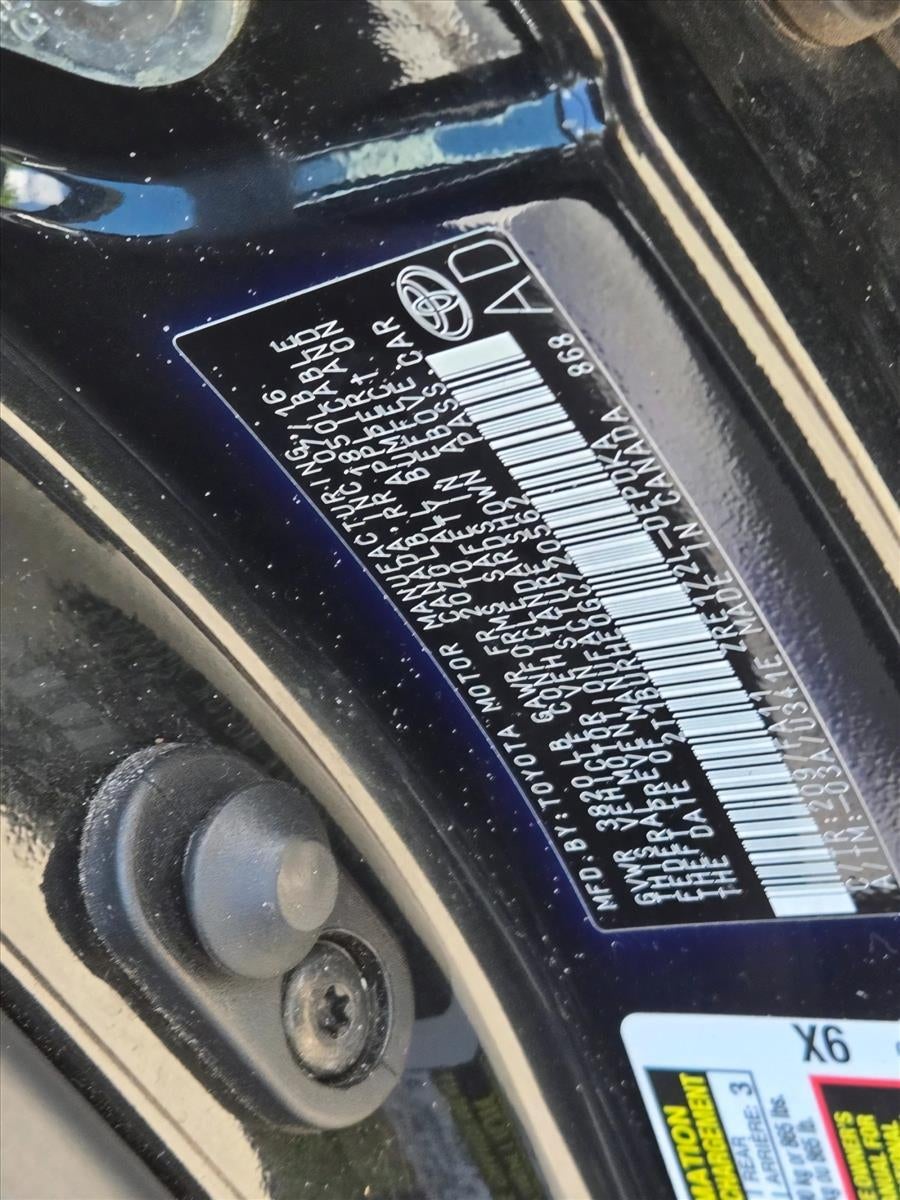 2016 Toyota Corolla 4dr Sdn Auto L (Natl)