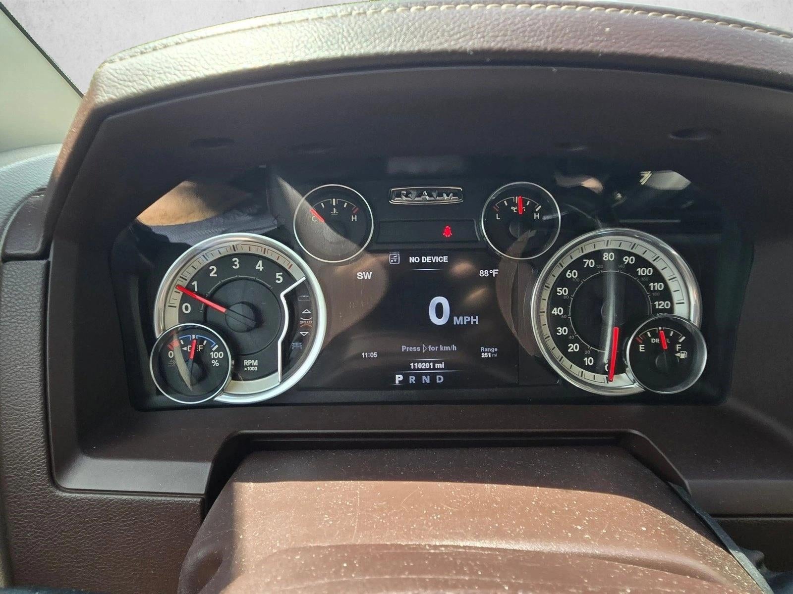 2014 RAM 3500 4WD Crew Cab 6.3 Ft Box Laramie