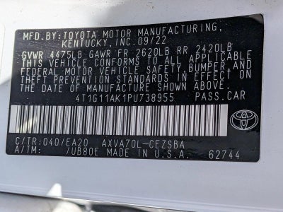 2023 Toyota Camry SE Auto (SE)