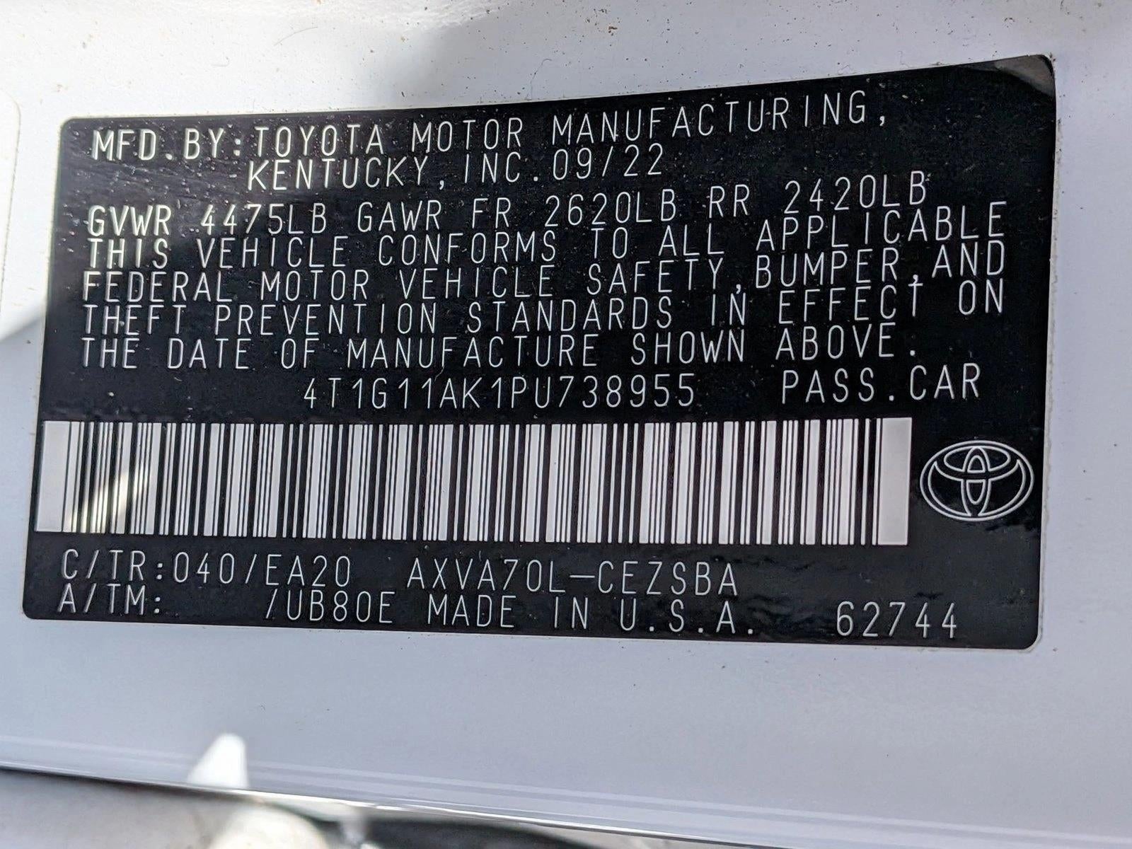 2023 Toyota Camry SE Auto (SE)