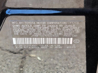 2014 Lexus IS 250 4dr Sport Sdn Auto RWD