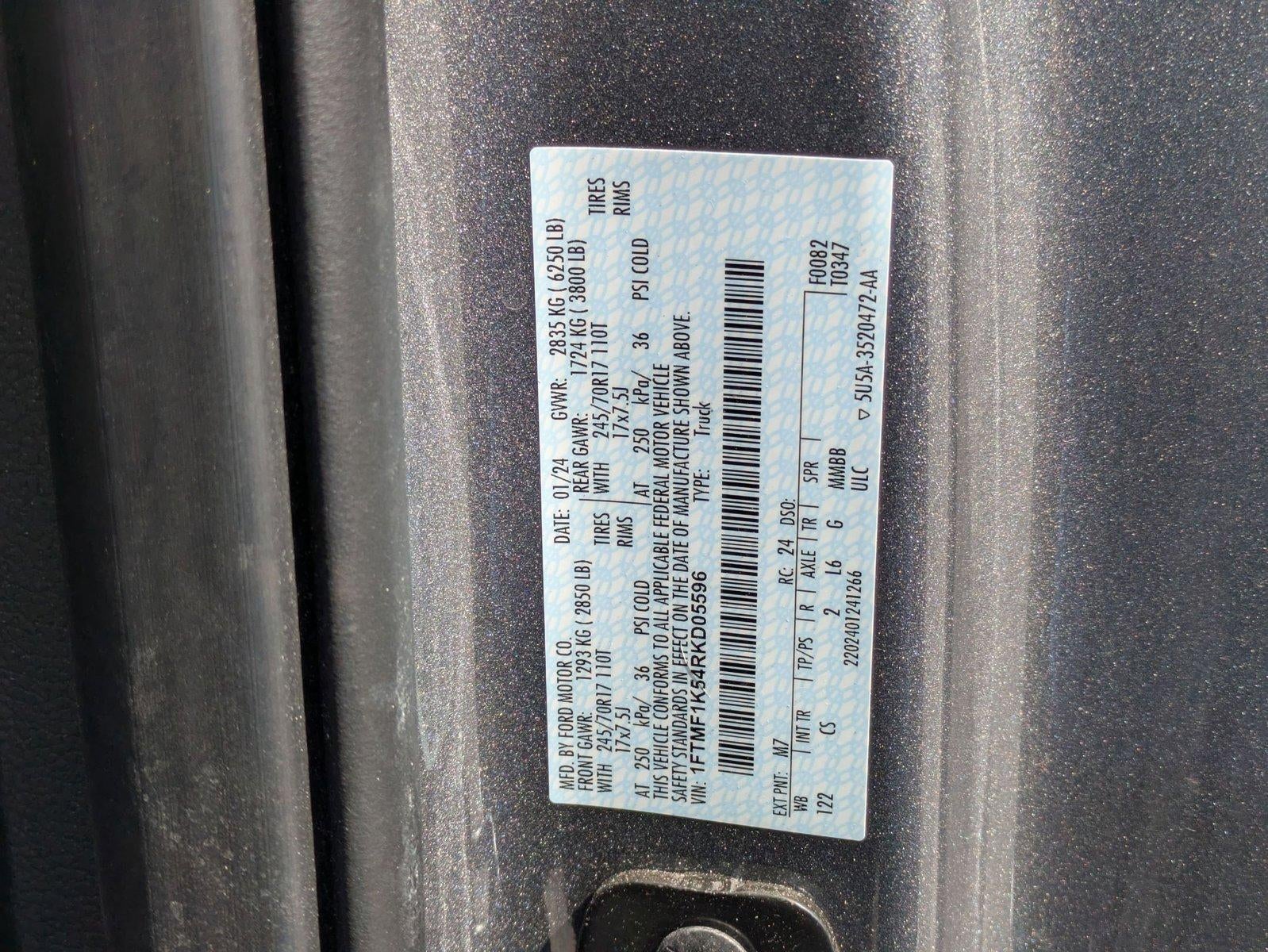 2024 Ford F-150 XL 2WD Reg Cab 6.5' Box