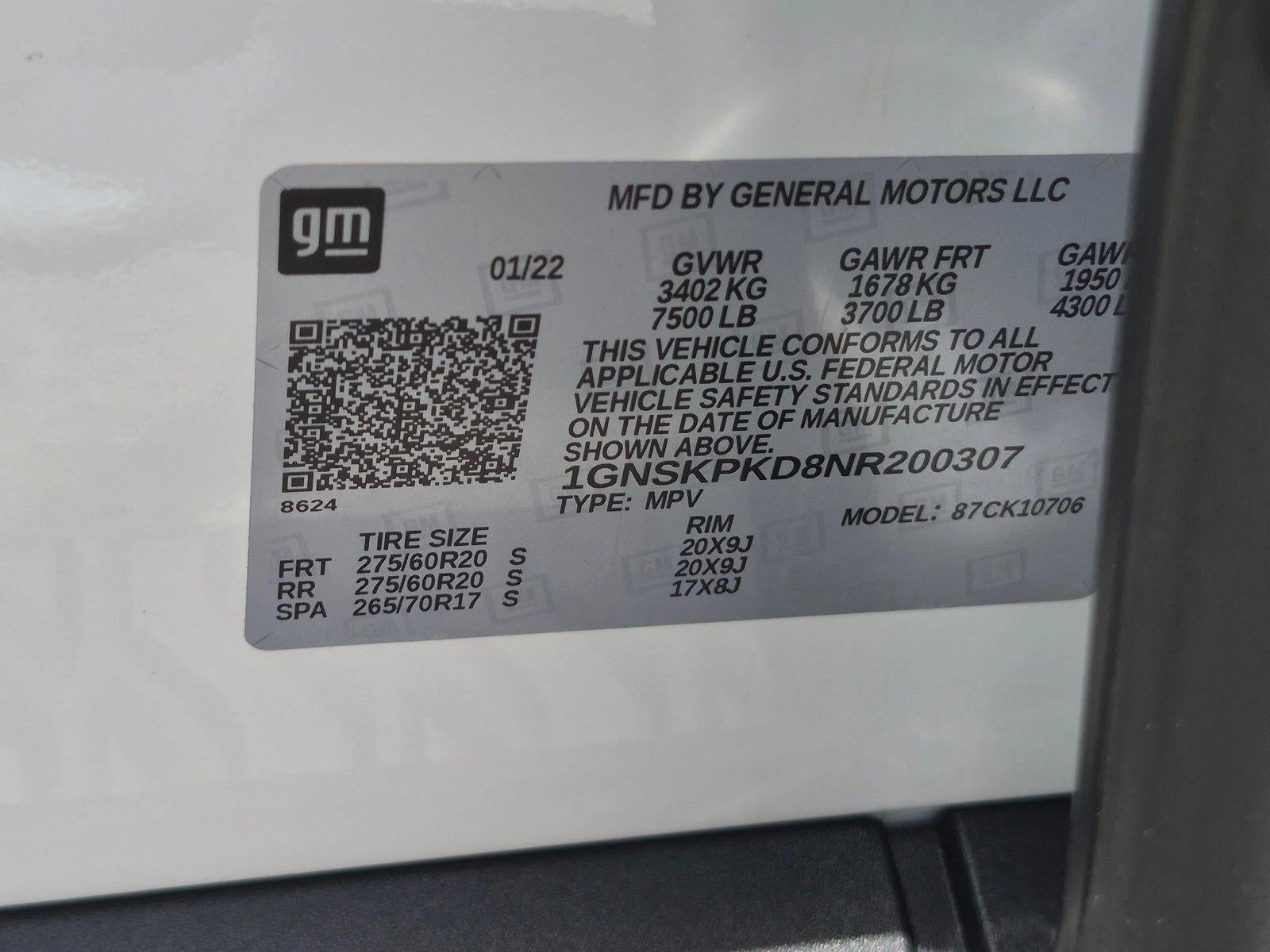 2022 Chevrolet Tahoe 4WD Z71